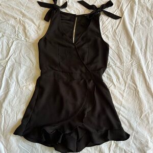 Black Dressy Romper